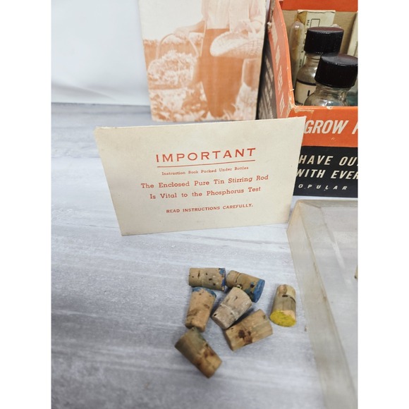 Vintage Sudbury Soil Test Kit Complete 1950s Garden Chemistry Set Gardener Decor - Picture 8 of 16